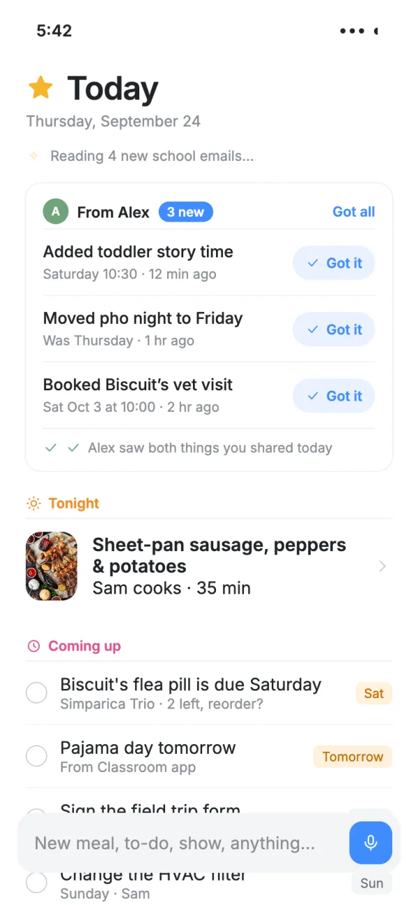 Option: Calm List